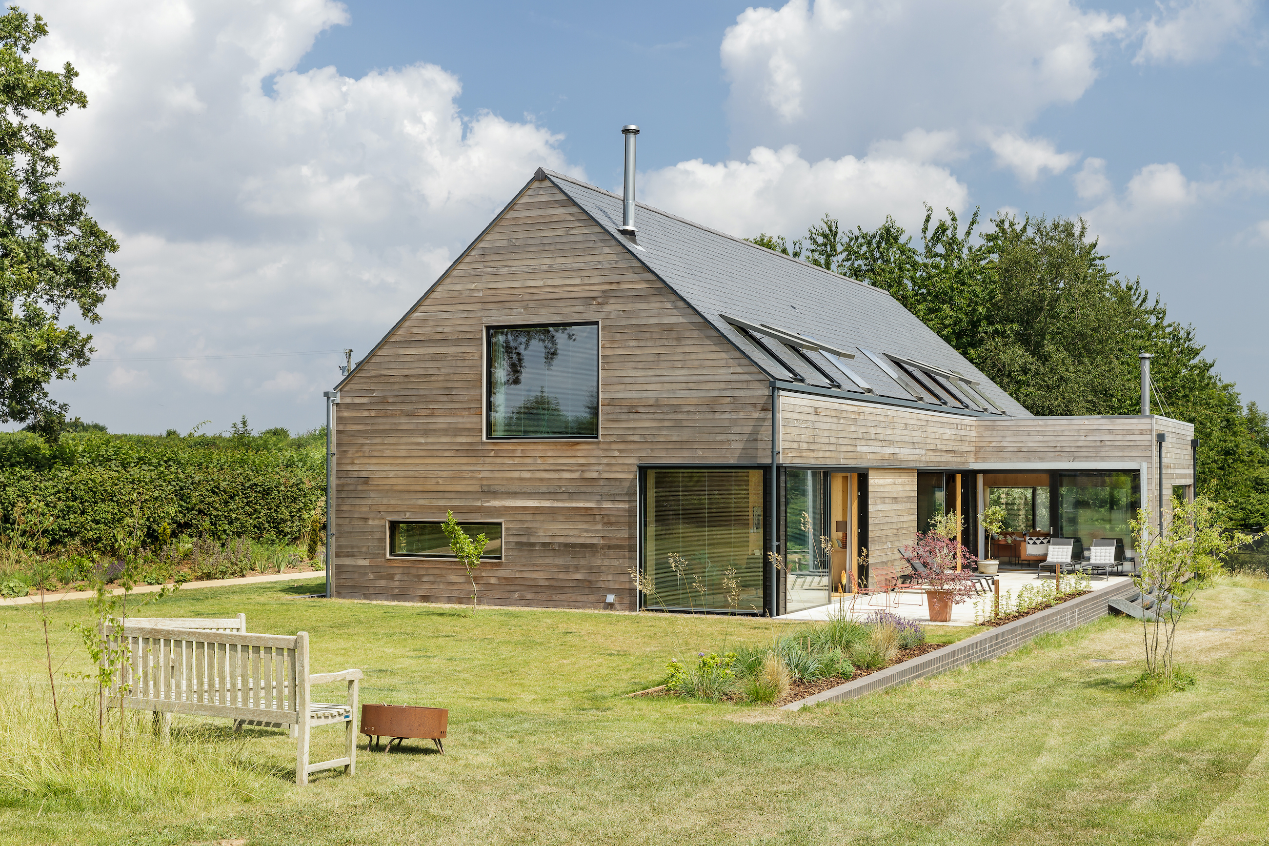 Timber framed house